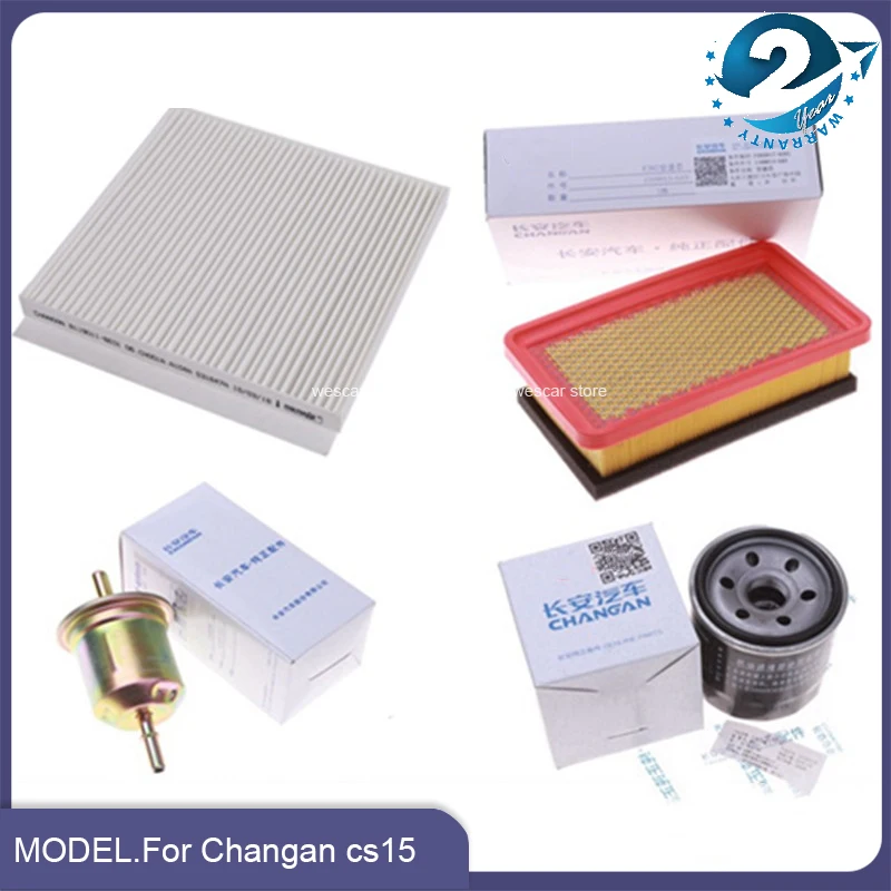 

Car Air Filter Element, Air condition Filter Gasoline Oil Filter Four Filters For Changan CS15