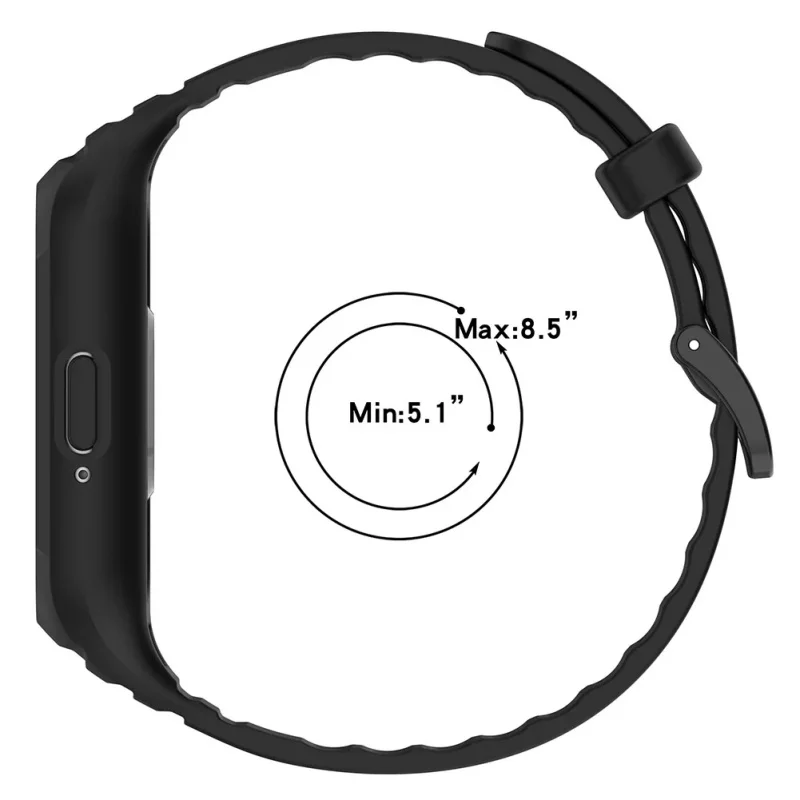 Durable Silicone Sport Wristband - Adjustable Strap for Galaxy Fit 3 Fitness Accessory