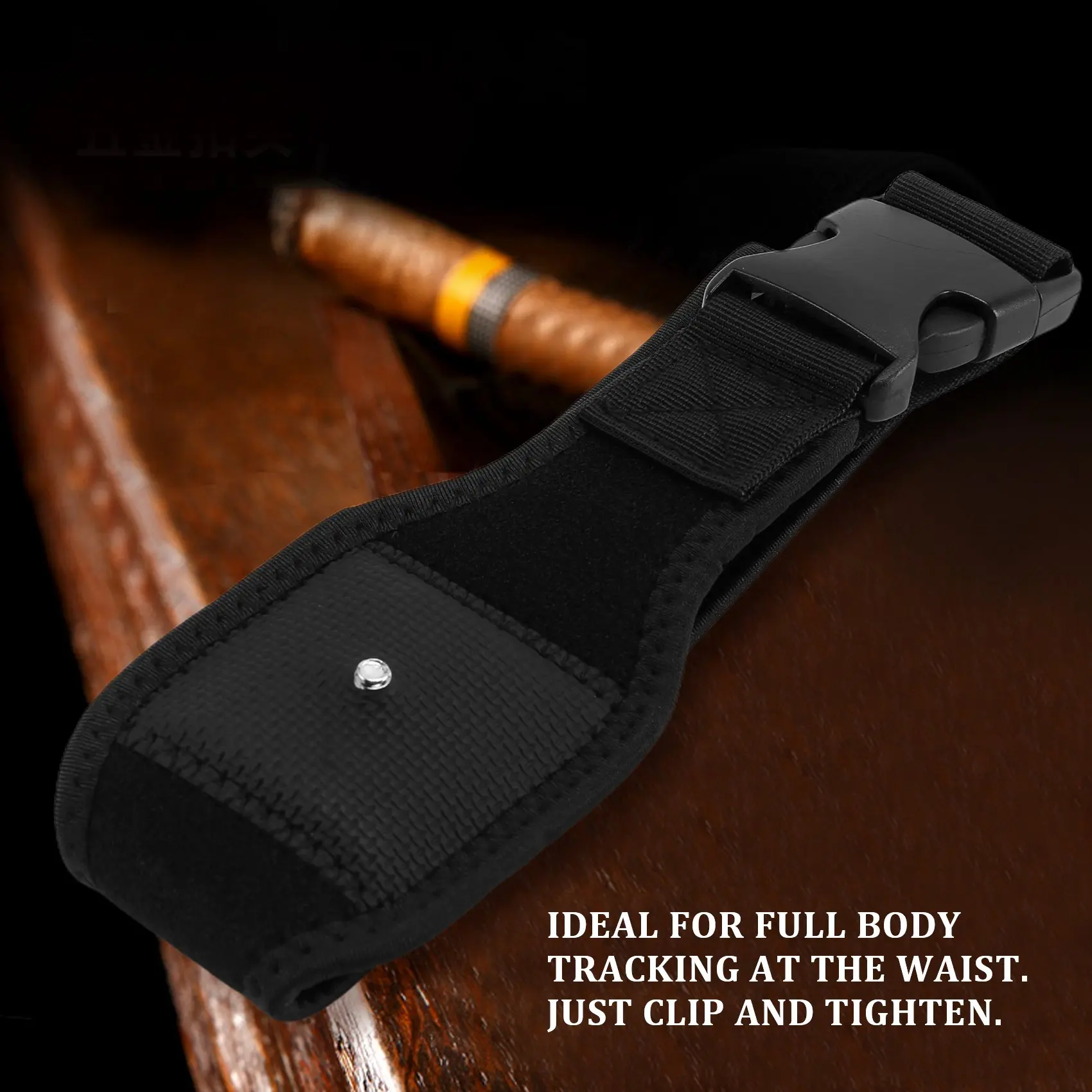 VR Tracker Belt for HTC Vive System Tracker Puck-Adjustable Belt Strap for Waist and Full Tracking in Virtual Reality