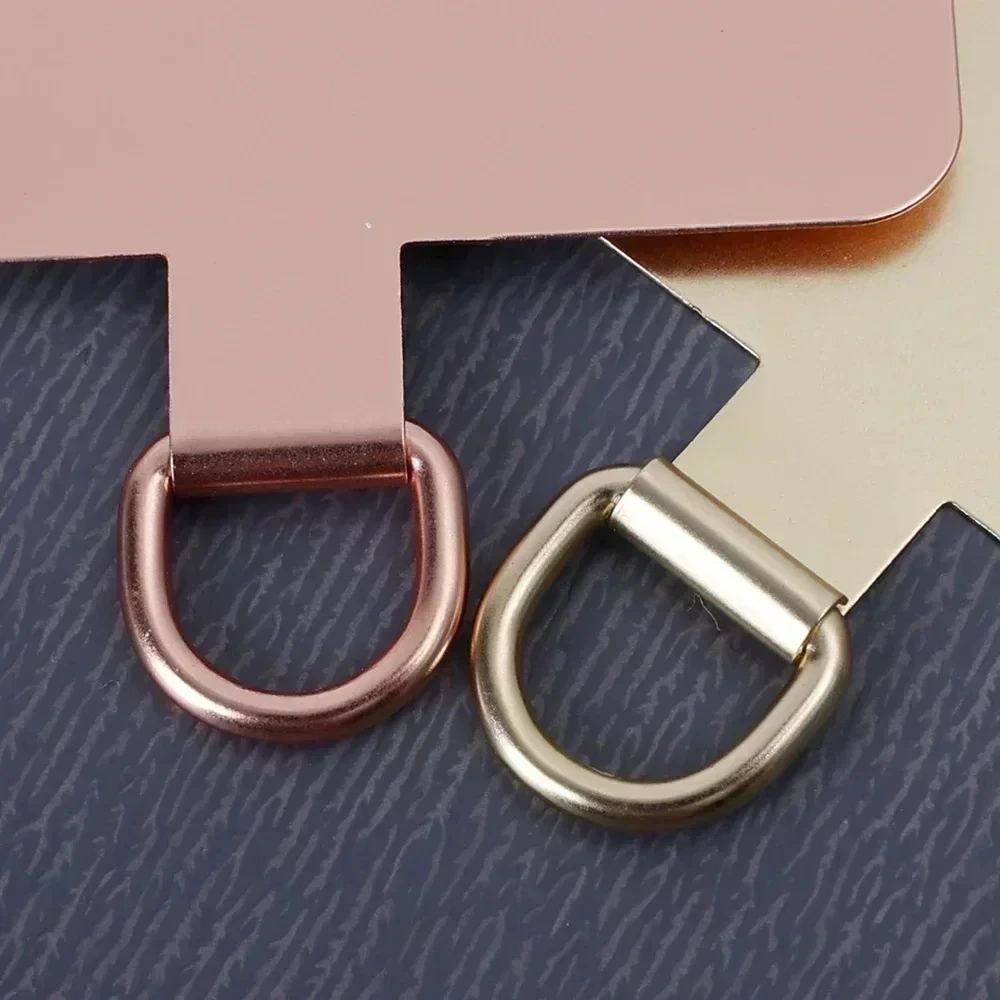 Luxury Ultra-Thin Metal Phone Lanyard with Durable Sling Rope and Card Clip