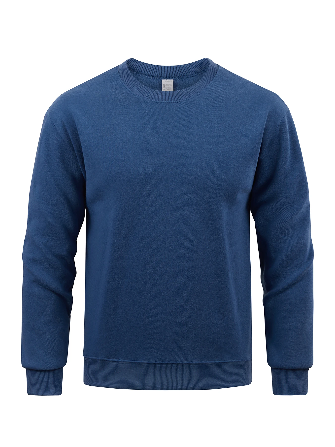 Man'S Fleece Soft Top Street All-Match Pullovers Comfortable Basics Sweatshirts Autumn Casual Sportswears Daily Sport Clothing
