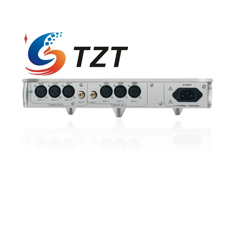 TZT Denafrips 은빛/검정색 ARTEMIS HiFi 풀 밸런스 오디오 디코더 고성능 헤드폰 앰프 RCA 출력