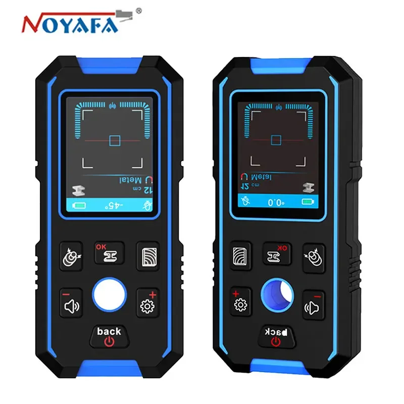 

NOYAFA NF-518 Metal Detector Professional Wall Detector New Design Positioning Hole AC Wire Metal Wood Stud Distance Meter Tool