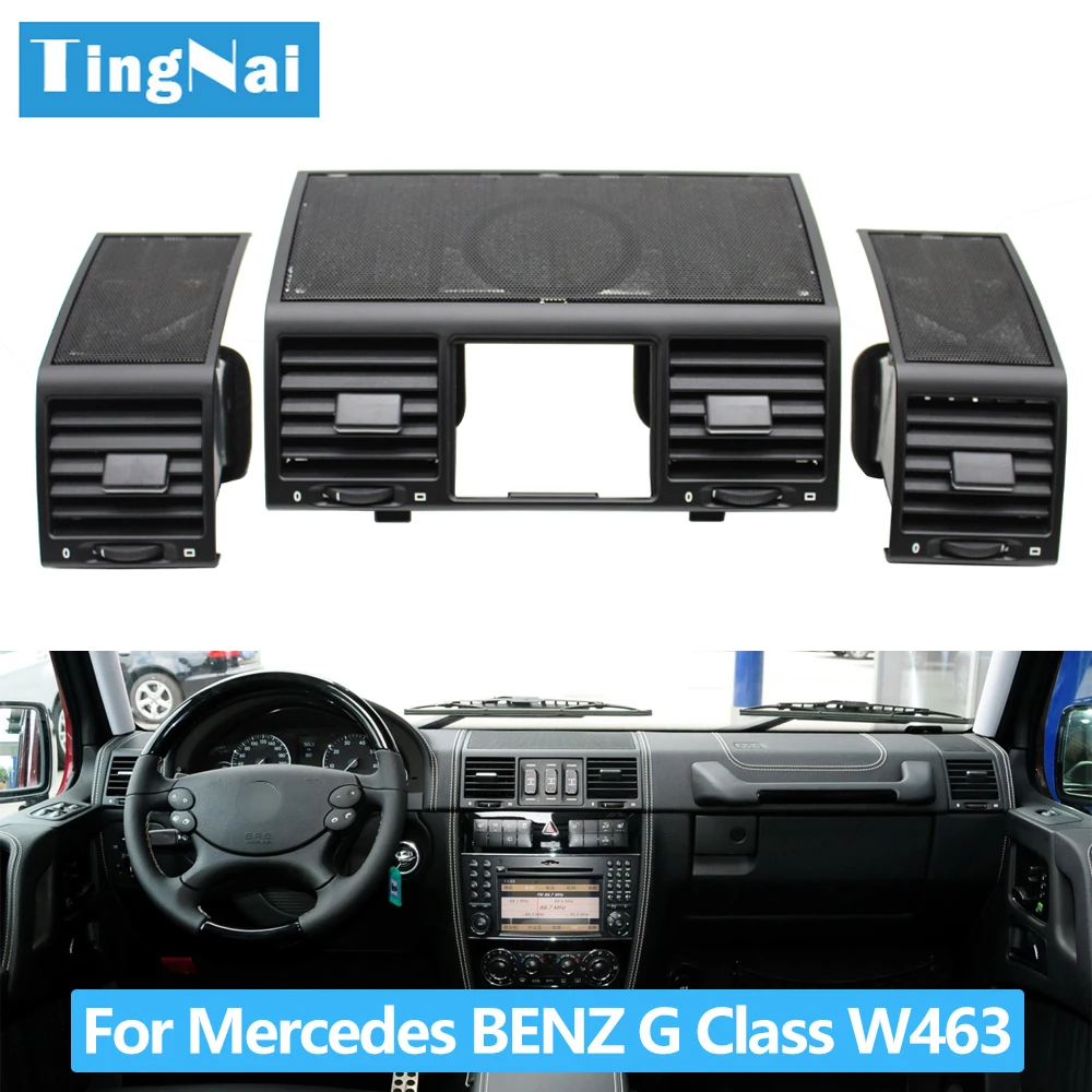 Car Central Left Right Air Conditioning Ac Vent Speaker Grille Panel