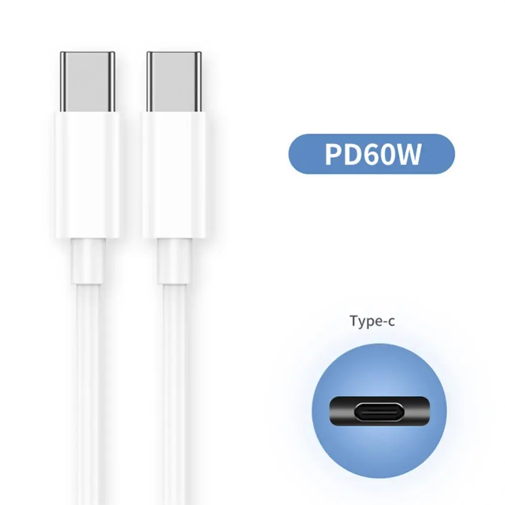 휴대용 USB C 타입 고속 충전 케이블, S20 맥북 아이패드 고속 충전 코드 5a, 100W