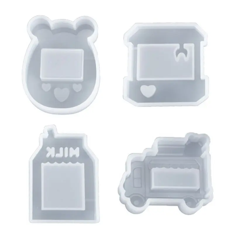 

MXME Keychain Pendant Silicone Mould Pendant Epoxy Resin Mold