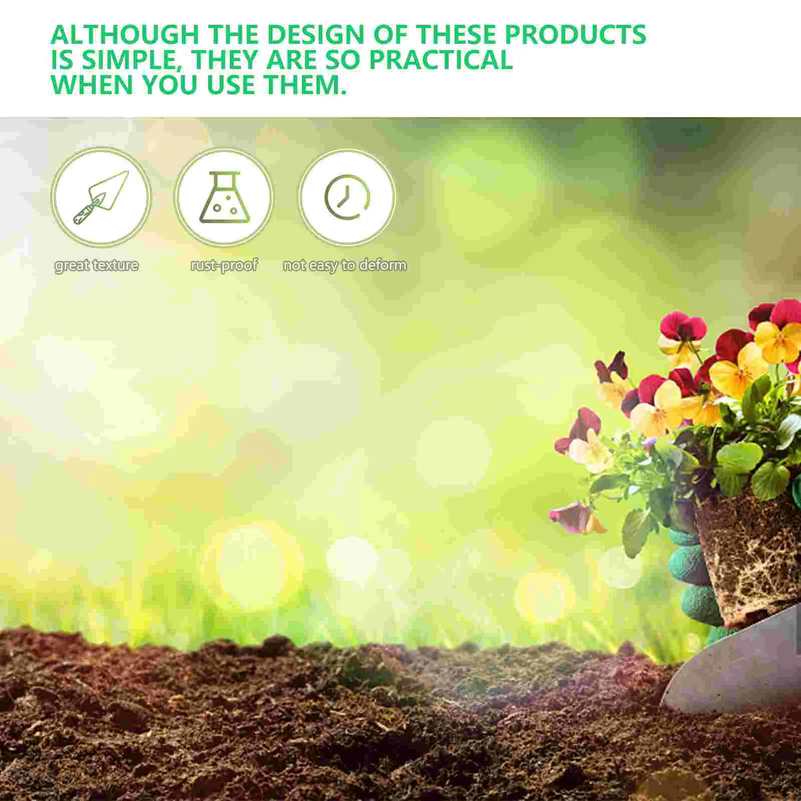 2 Sets Gardening Tools Hand Supplies Succulents Planting for Plastic Trowel Mini Indoor