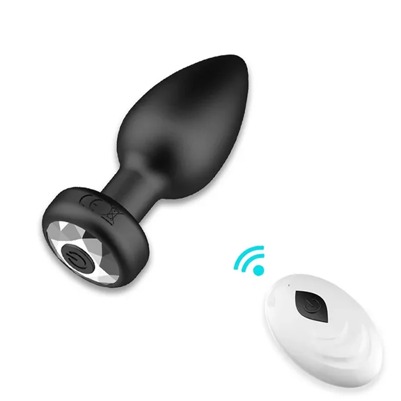 Δονητής για άνδρες με ασύρματο τηλεχειριστήριο, πρωκτικό βύσμα, μασάζ προστάτη για γυναίκες, σεξουαλικά παιχνίδια ενηλίκων_voghion.com