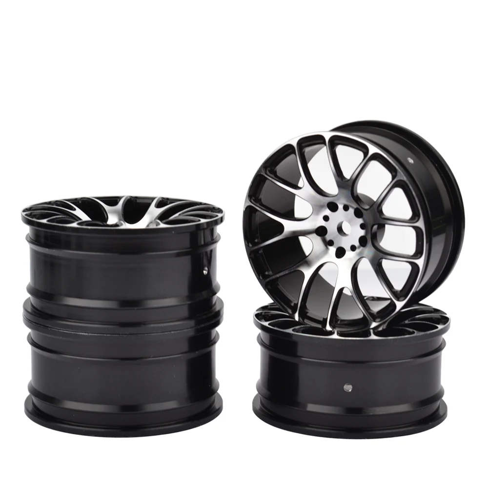 

4PCS Aluminum Alloy Wheel Rims for HSP HPI Redcat Kyosho Sakura Tamiya TT02 1/10 RC Drift On-Road Racing Car