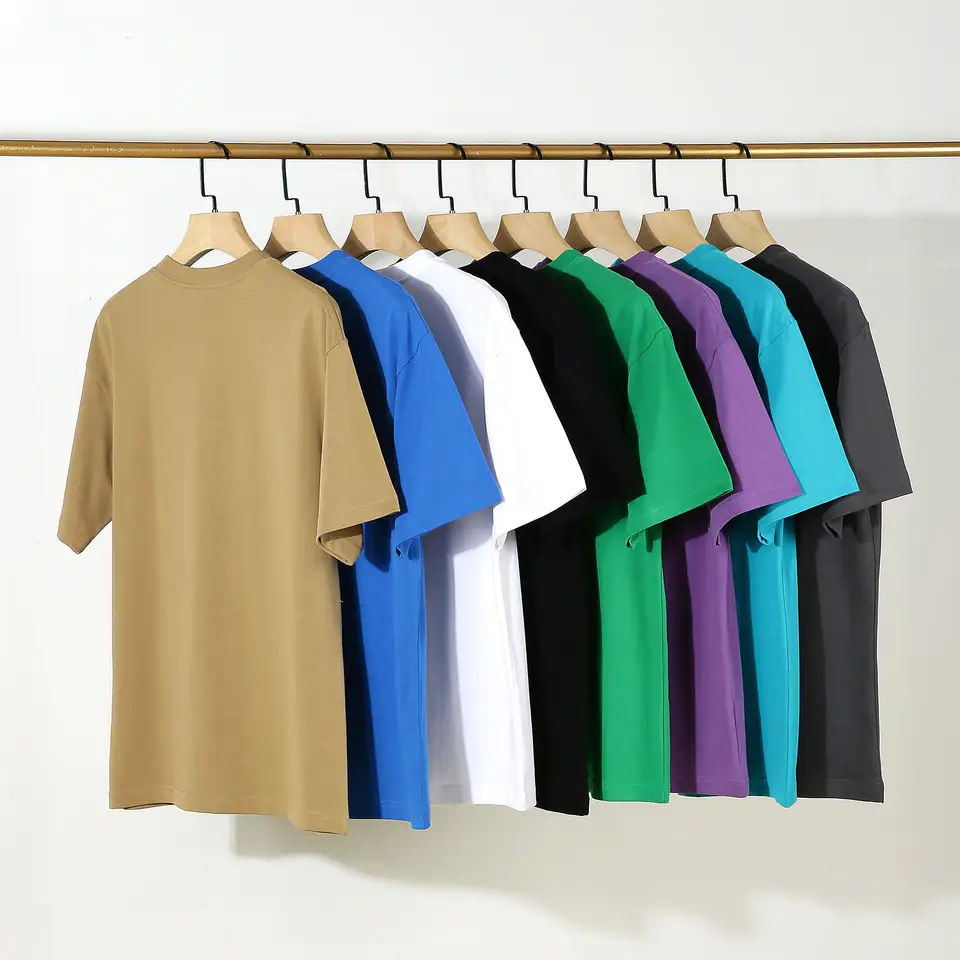シャツ TRILLION Essential Cut Overfit Man to Man CREAM TRFMT04CR 240g Thicker Oversized T-shirt For Man Clothing Manufacturer