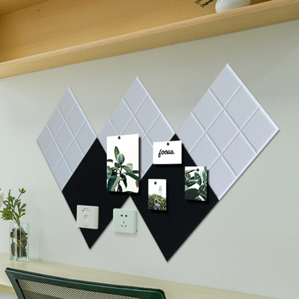 Square Felt Decorative Wall Message Board Photo Wall Background Wall Kindergarten  Works Cork Board Display Board Bulletin Board| | - AliExpress