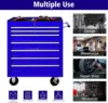 Metal Rolling Tool Box With 5 Layer Drawer Tool Box With Wheels Cart Mechanic Tool Storage Cabinet For Garage Workshop Warehouse 4