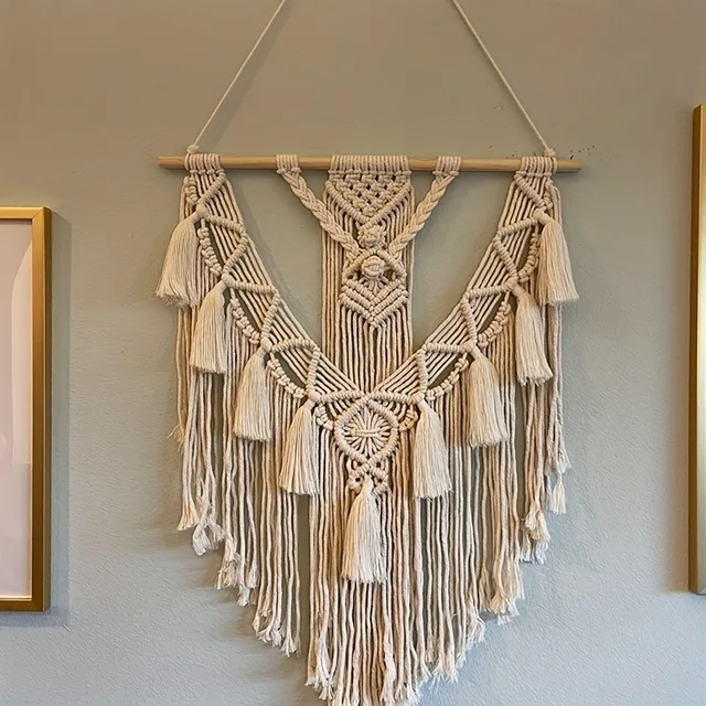 Boho Handwoven Tassel Wall Tapestry