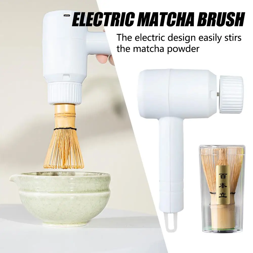 Rechargeable Electric Matcha Whisk for Effortless Tea Blending