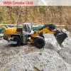 In Stock 1/14 XDRC 580 RC Hydraulic Loader Construction Vehicles Smoke Sound Light Radio Control Flysky I6s Cars Truck Toys 5