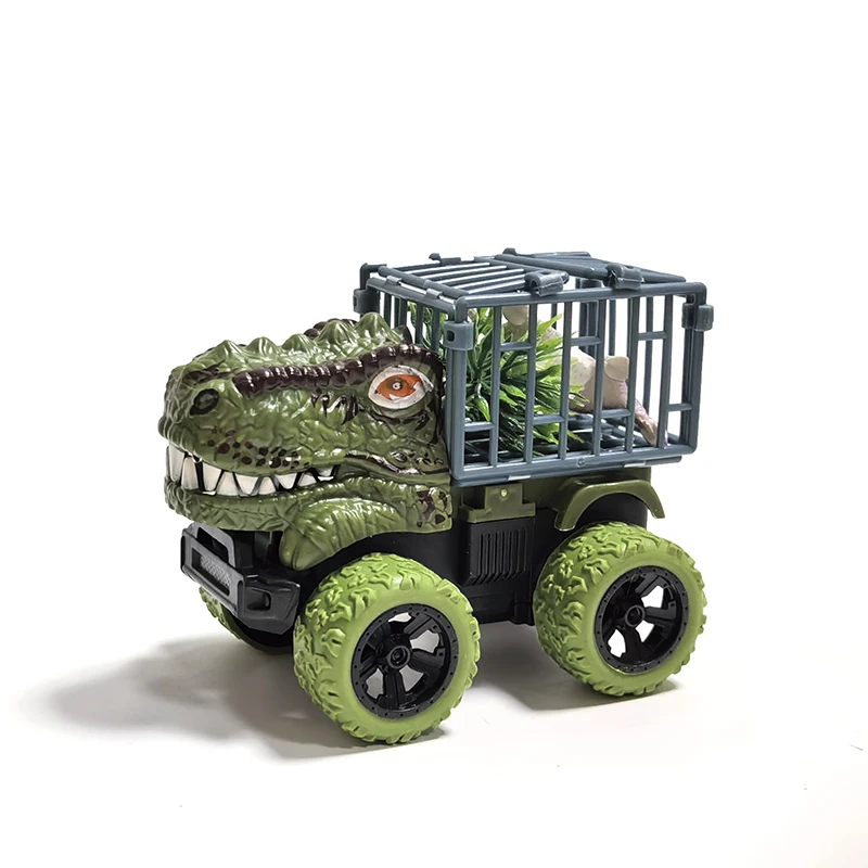 T‑Rex Inerti Dinosaur Lastbil med Dino Figur – Inertial Monster Truck Legetøj til Småbørn