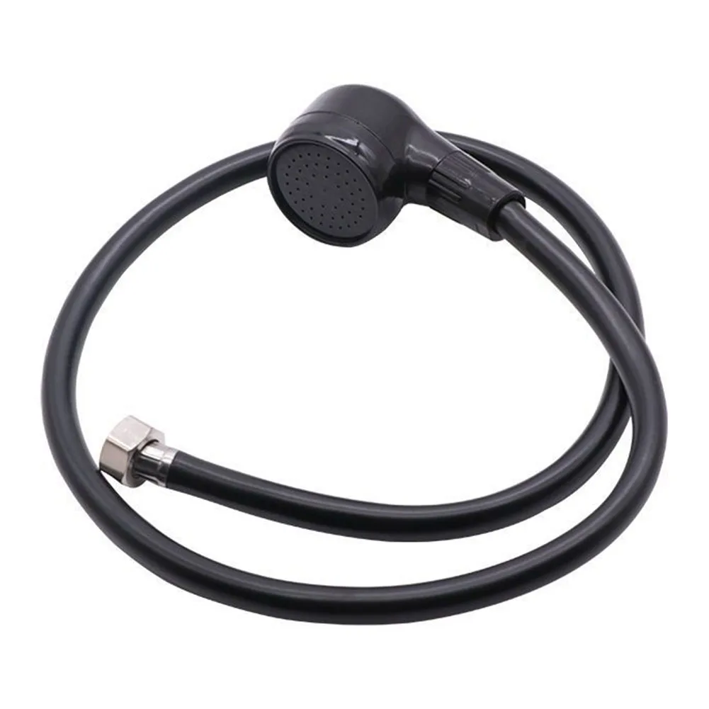 

Shower Head Tube Nozzle Suitable For Home Bathroom Black Faucet Accessories Handheld Plastic Shower Hair Salon