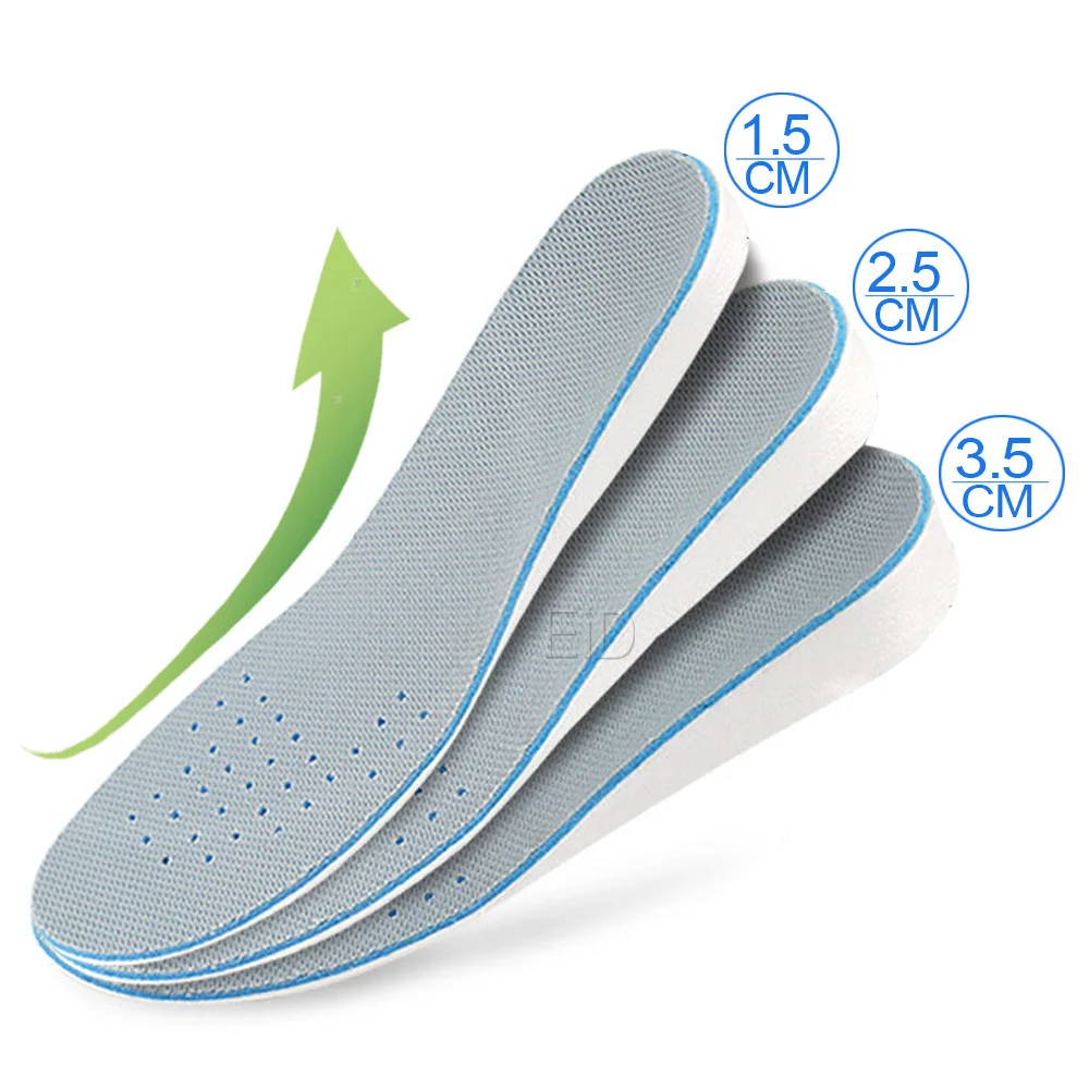 Unsichtbare EVA Ultra Dünne Höhe Erhöhen Einlagen mit Atmungs Komfortable Polyester Boden Schuh Einlegesohle Höhe 1-3,5 cm Unisex – Detail 18