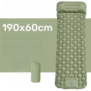 Outdoor Thicken Camping Mattress Ultralight Self-inflating Air Mattress Built-in Inflator Pump For Travel Hiking Fishing