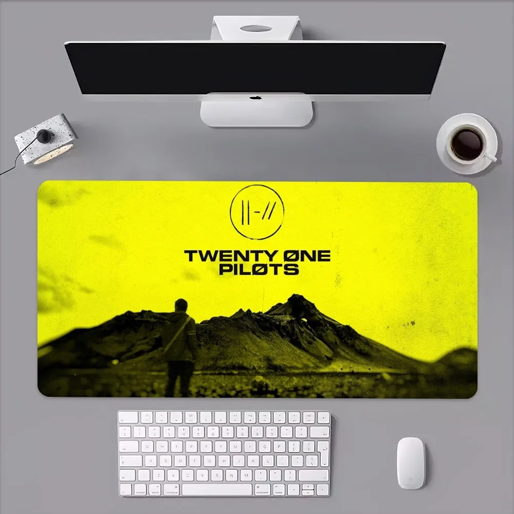 T-Twenty One P-Pilots Band Clancy Mouse Pad Computer Laptop Gaming Office Wrist Guard Non Slip Keyboard Pad 4