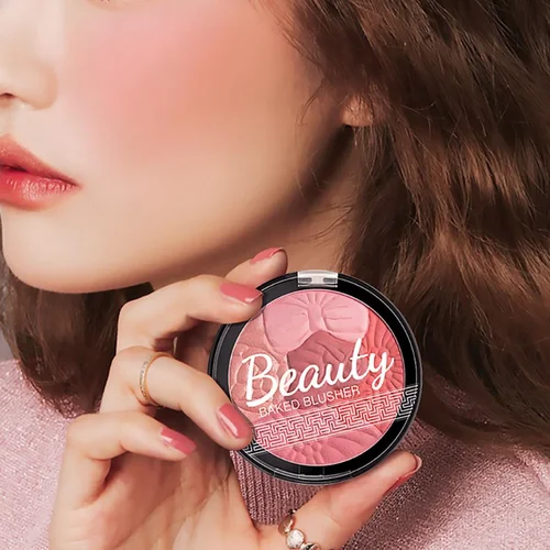 페이스 블러셔 파우더 메이크업, 치크 블러셔 컨투어 파우더, 블러셔 팔레트, 내추럴, 오래 지속되는 브라이트닝 2