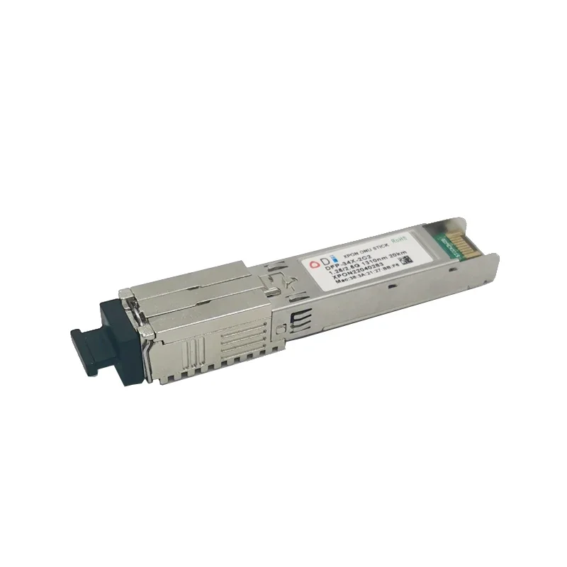 Fiber Transceiver Module PON STICK EPON GPON XPON SFP ONU Stick With MAC PPPoE IPoE HGU SC Connector 1490/1330nm 1.25Gbps 802.3ah