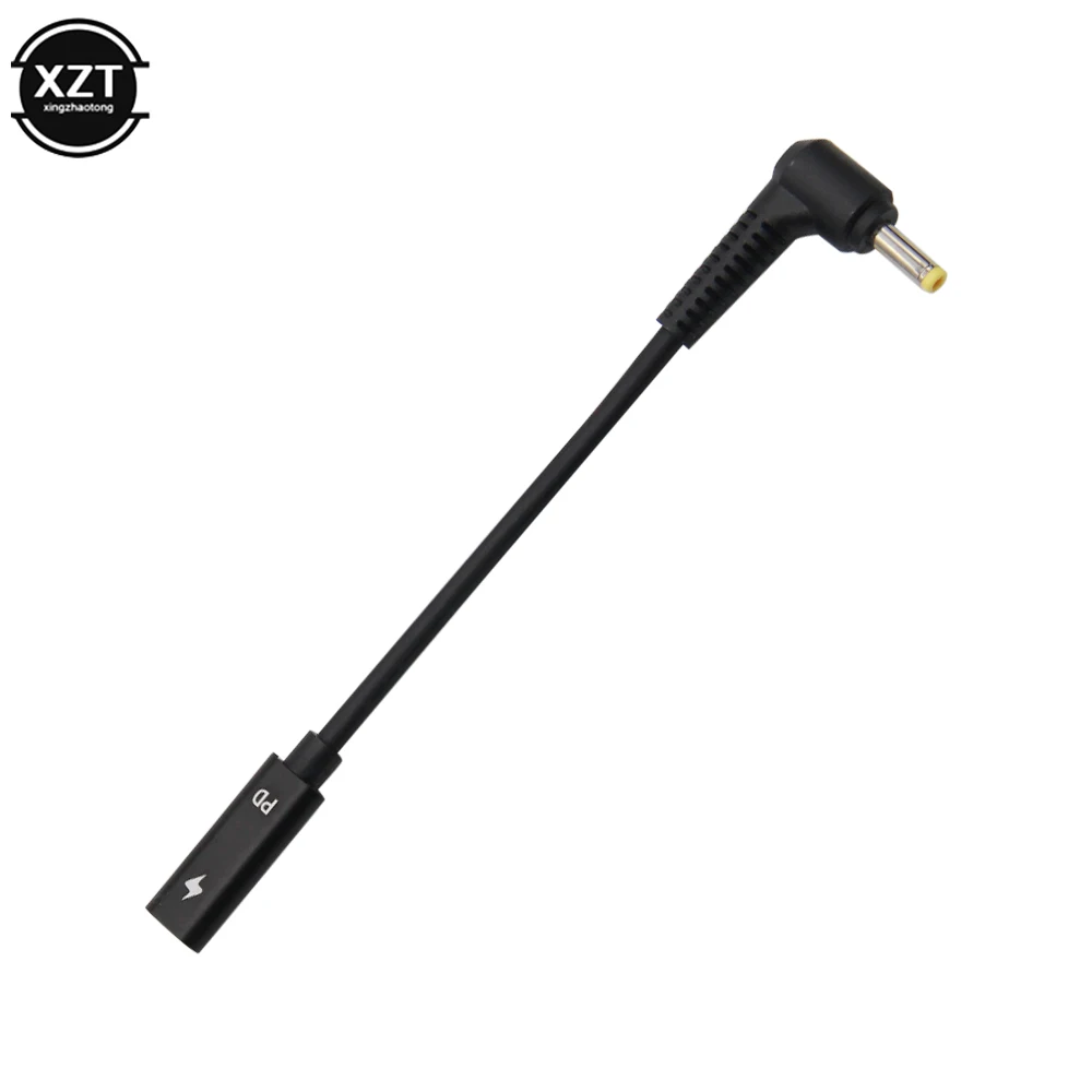 USB 3.1 Type C USB Female to DC 4.0*1.7  Male Power Charger Adapter Connector Adaptor for Lenovo Asus BenQ PD