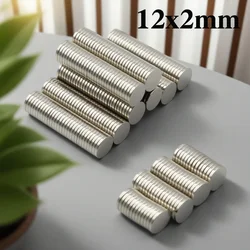 Powerful 12x2mm Round Magnets for Crafts, Office, and DIY Projects (500pcs)
