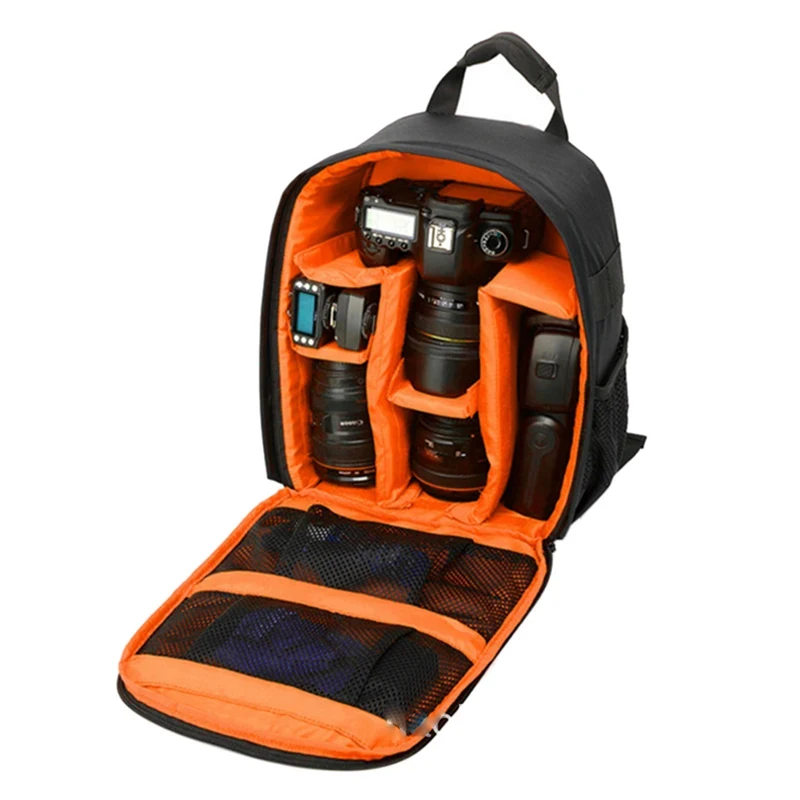 Mochila Aventura Para Fotógrafos: Bolso Impermeable De Hombro Para Cámaras Canon, Nikon Y Sony