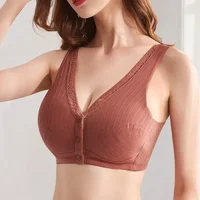 Comfortable Cotton Pregnant Women Underwear Maternity Nursing Bra Breastfeeding Bra Front-Close Bralette Intimate Clothes Plus 1