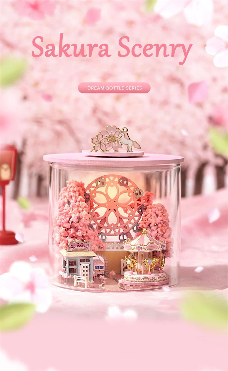 Sakura Scenry DIY Miniature Kit