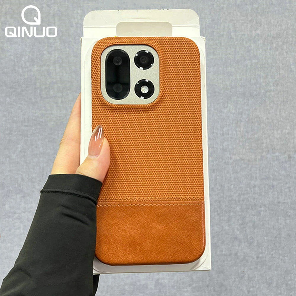 Premium PU Leather Iron-On Nylon Fabric Frameless Cooling Case