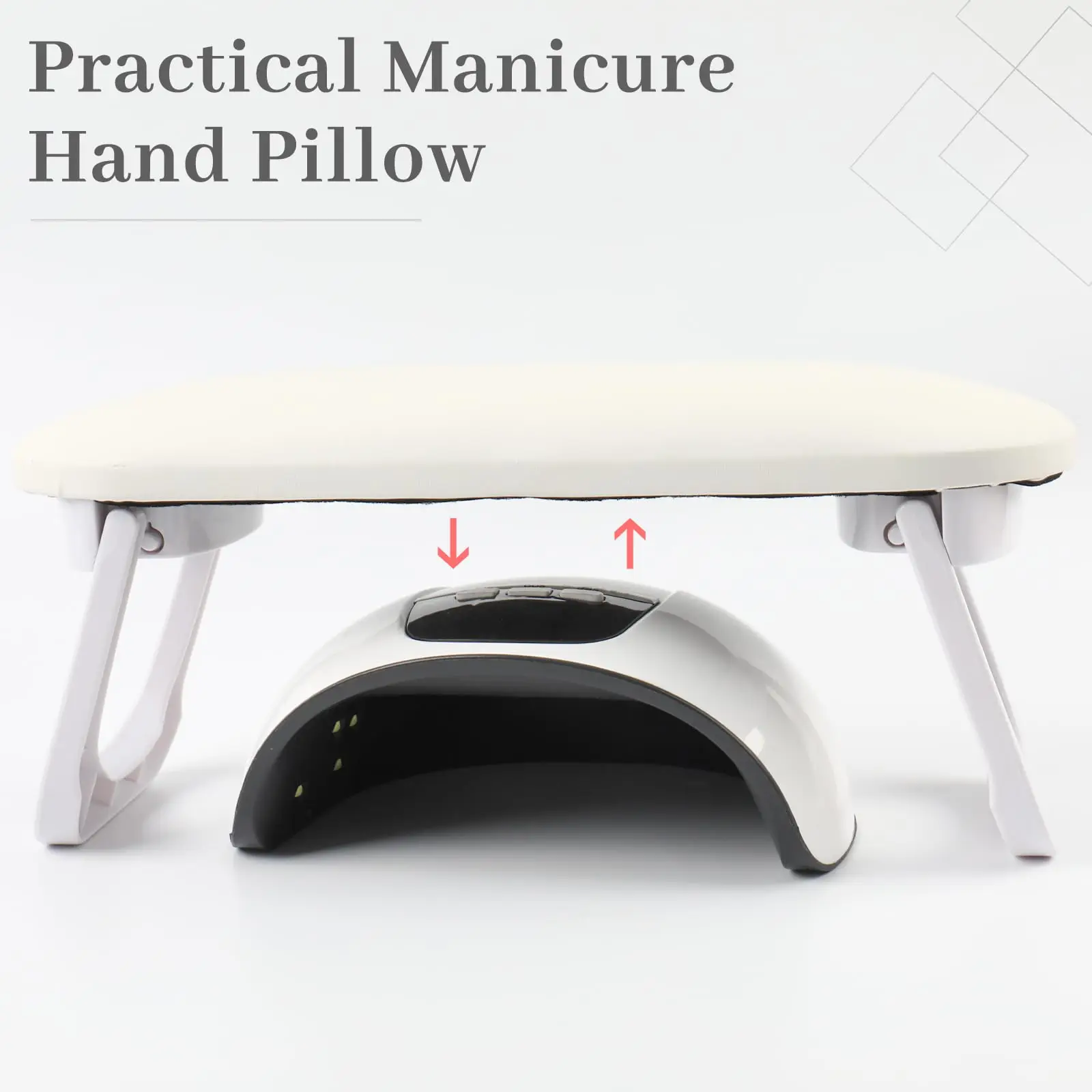 H6 nail art hand pillow suit portable foldable easy to clean nail art hand pillow comfortable non-slip hand pillow 4
