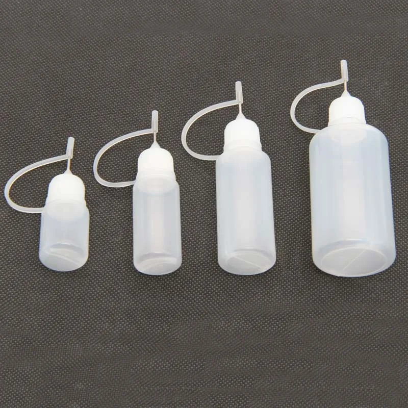 Needle Tip Glue Applicator Bottle 5/10/20/50/100ML for Paper Quilling DIY Scrapbooking 2pcs/set glue applicator bottle