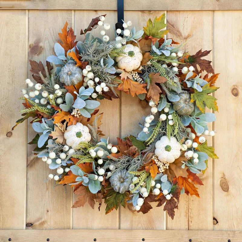 Wreath, Colheita, Outono, Natal, Halloween, Decoração de suspensão em casa