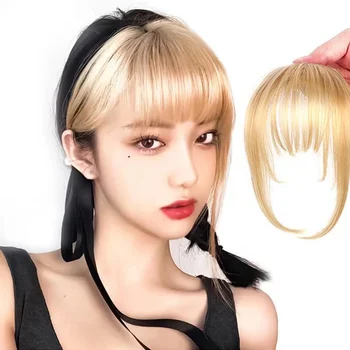 Comic Girl Jennie Fashionen Bangs Wig Female Invisible Air Hairline Replacement Women's Hairwear