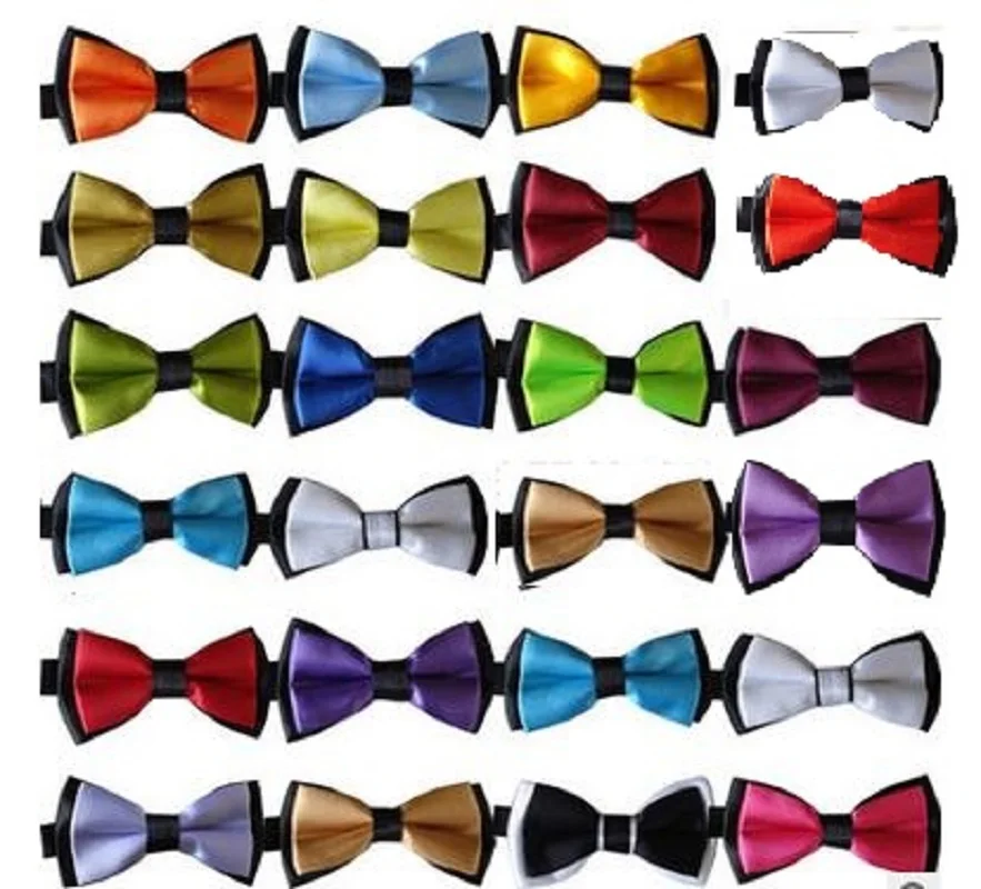 

30/50pc/lot Pet Dog double color Bow Tie puppy Cat personality Bowtie Necktie Dog Grooming Supplies for holiday Party PE-8