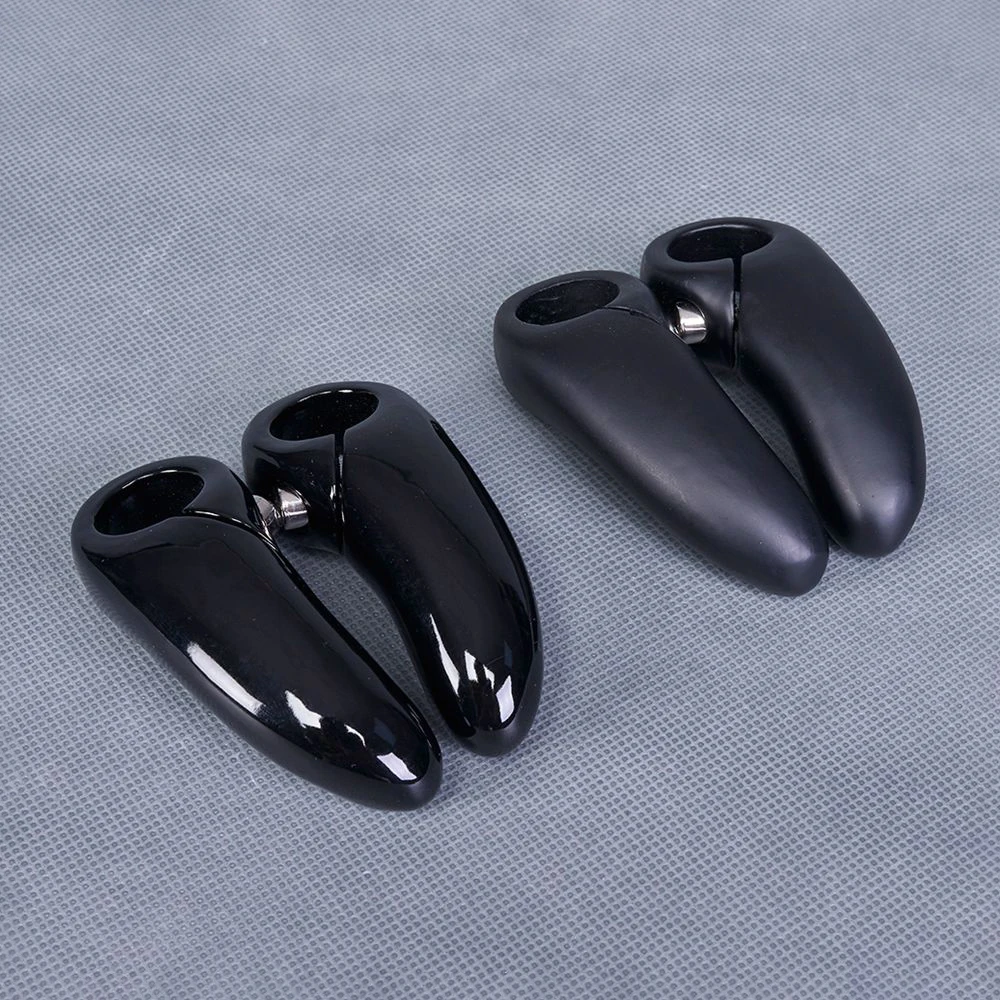 Full Carbon Fiber Bar End MTB Bicycle Handlebar Bar End 1 Pair Small Auxiliary Handlebar 22.2mm Mountain Bike Parts