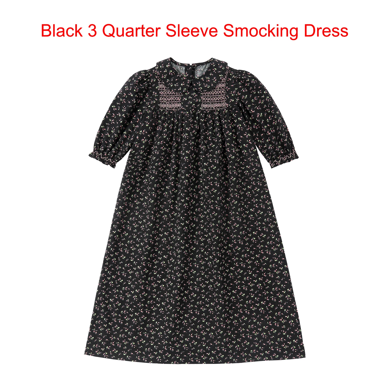 3I4 Black Smock