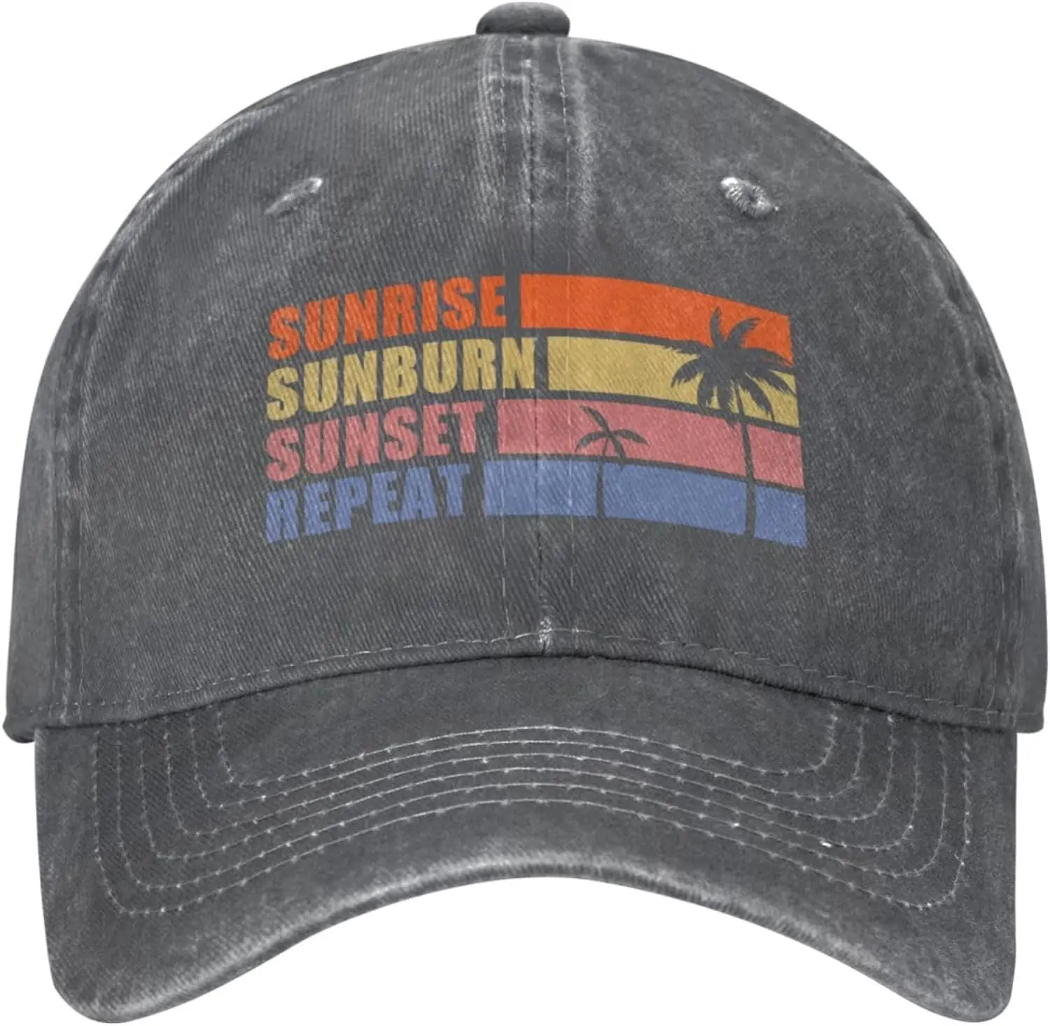 

Бейсболка унисекс с надписью Sunrise и закатом, регулируемая