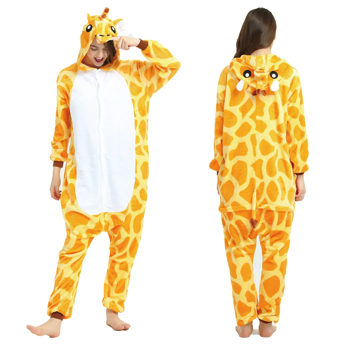 Kigurumi Unicorn One Piece Pajamas Women Winter Overall Flannel Cartoon Cosplay Sleepwear Costume Jumpsuit Animal Onesies Men
