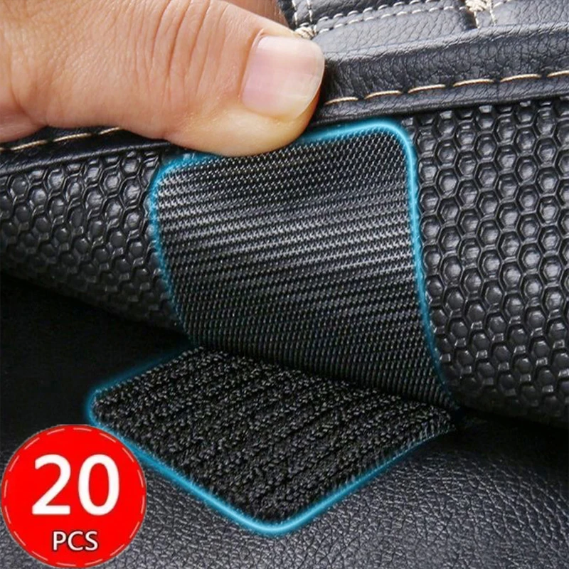 Car Floor Retention Holders Grips Carpet Mat Fixing Stickers Universal Self adhesive Fastener For BMW X1 X3 X5 Mercedes Benz 4 pcs universal car floor mounting points carpet mat mats clips fixing grip clamps black anti slip floor holders sleeves