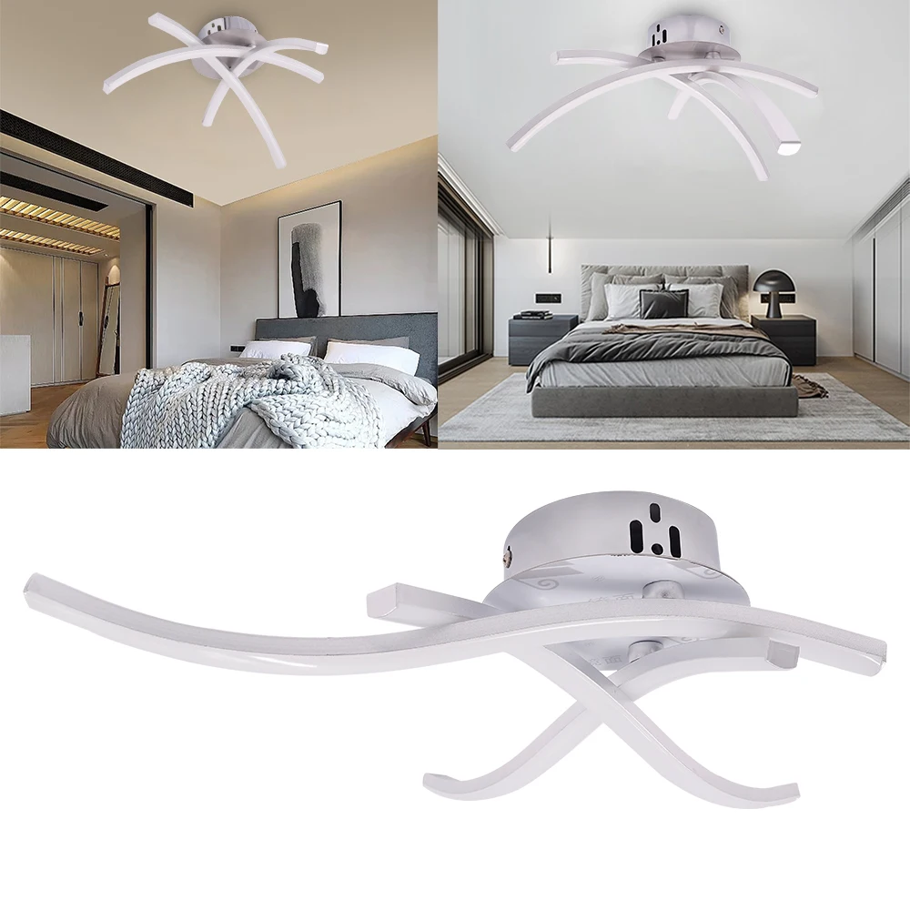 Plafoniere A LED Moderne E Creative Minimaliste Soggiorno Camera Da Letto  Colore Bianco Lampada Da Soffitto A LED La Casa AC110V AC220V MYY Da 139,36  €