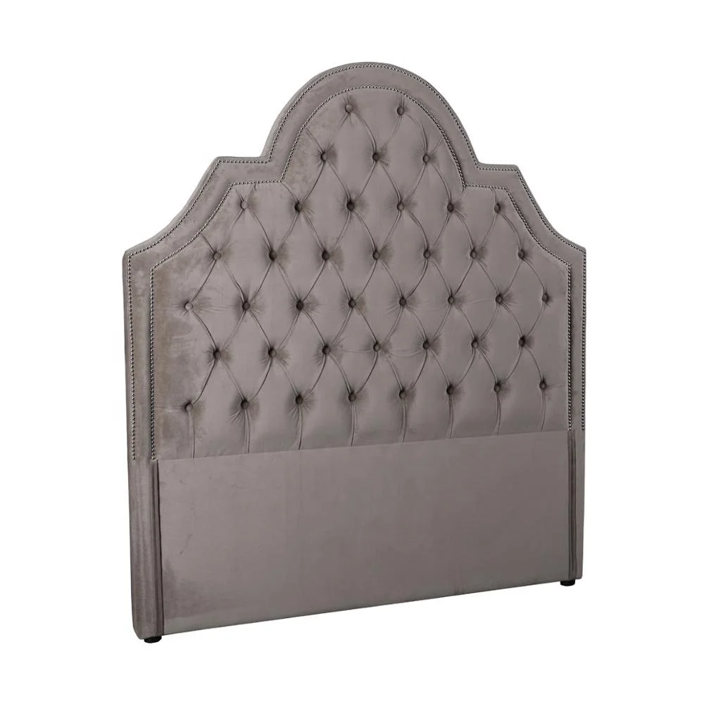 Durable and Nice Crystal Button Hotel Bed Headboard