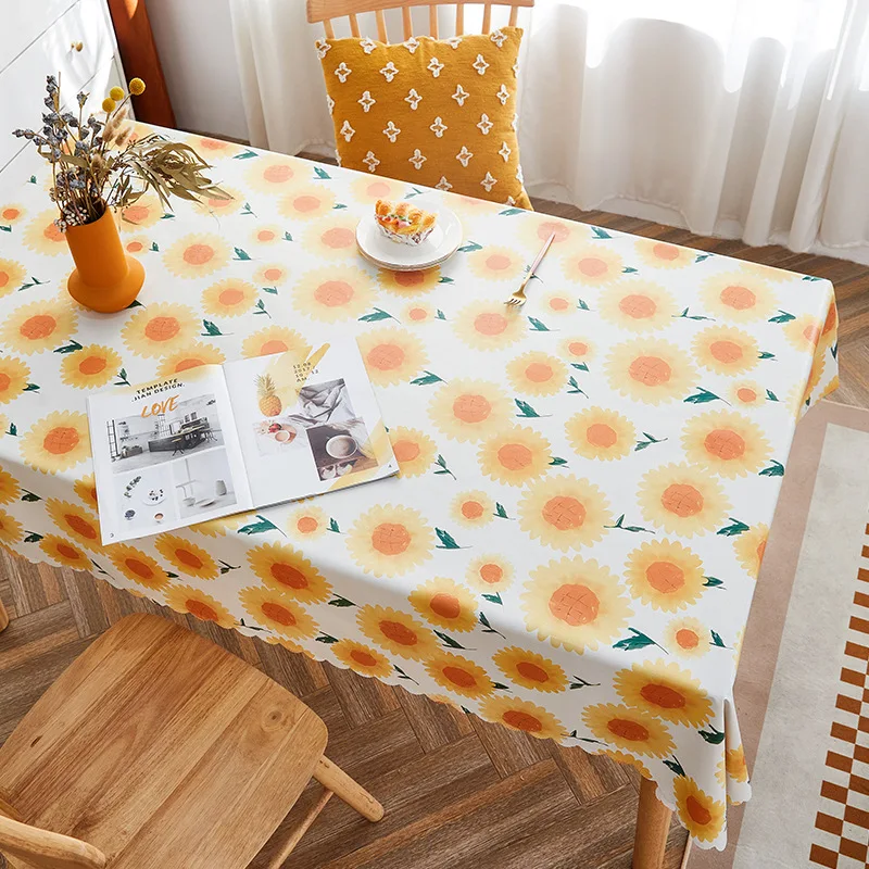 

Modern Minimalist Family Printed Tablecloths Birthday Party Wedding Decoration Family Dinner Waterproof Tablecloths Mantel Mesa