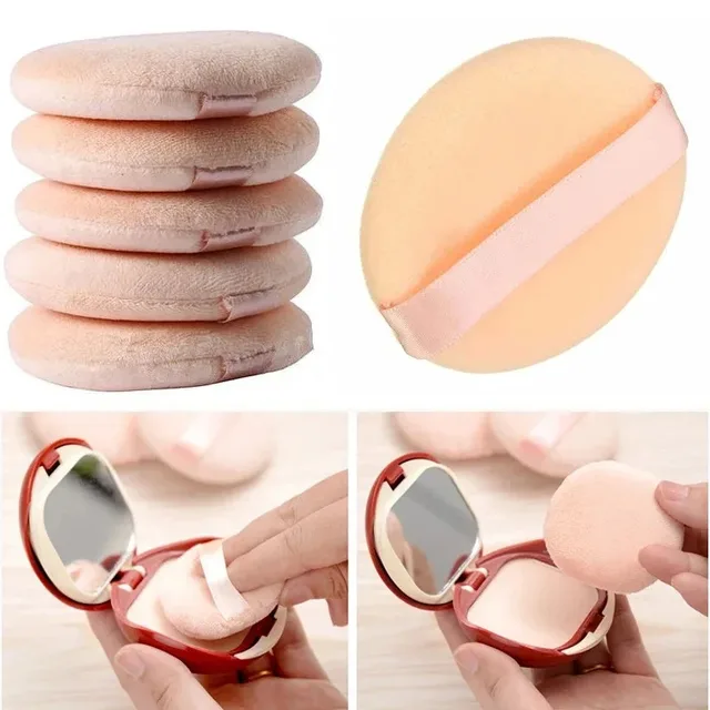 Borla de maquillaje de terciopelo suave (Pack 1-40 unidades)
