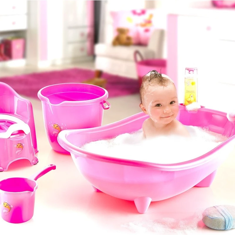 Pink Baby Bath Tub