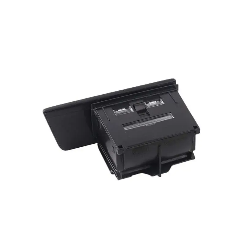 블랙 LHD 재떨이 콘솔 수납함 인서트 VW 티구안 골프 플러스 2009-2014 5M1857309B 5ND857961 교체용