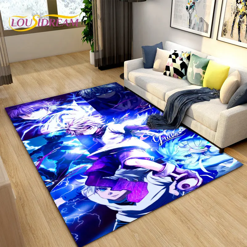 

Anime Hunter×Hunter Cartoon Area Rug Large,Carpet Rug for Living Room Bedroom Sofa Doormat Decoration,kids Non-slip Floor Mat