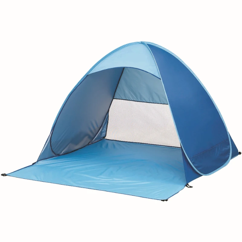 

Two person outdoor automatic sunshade, silver glue sunscreen, instant opening, portable, simple small tent, no need to set up